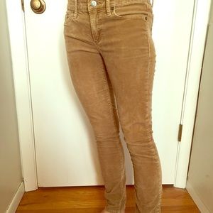 Tan Gap corduroy pants
